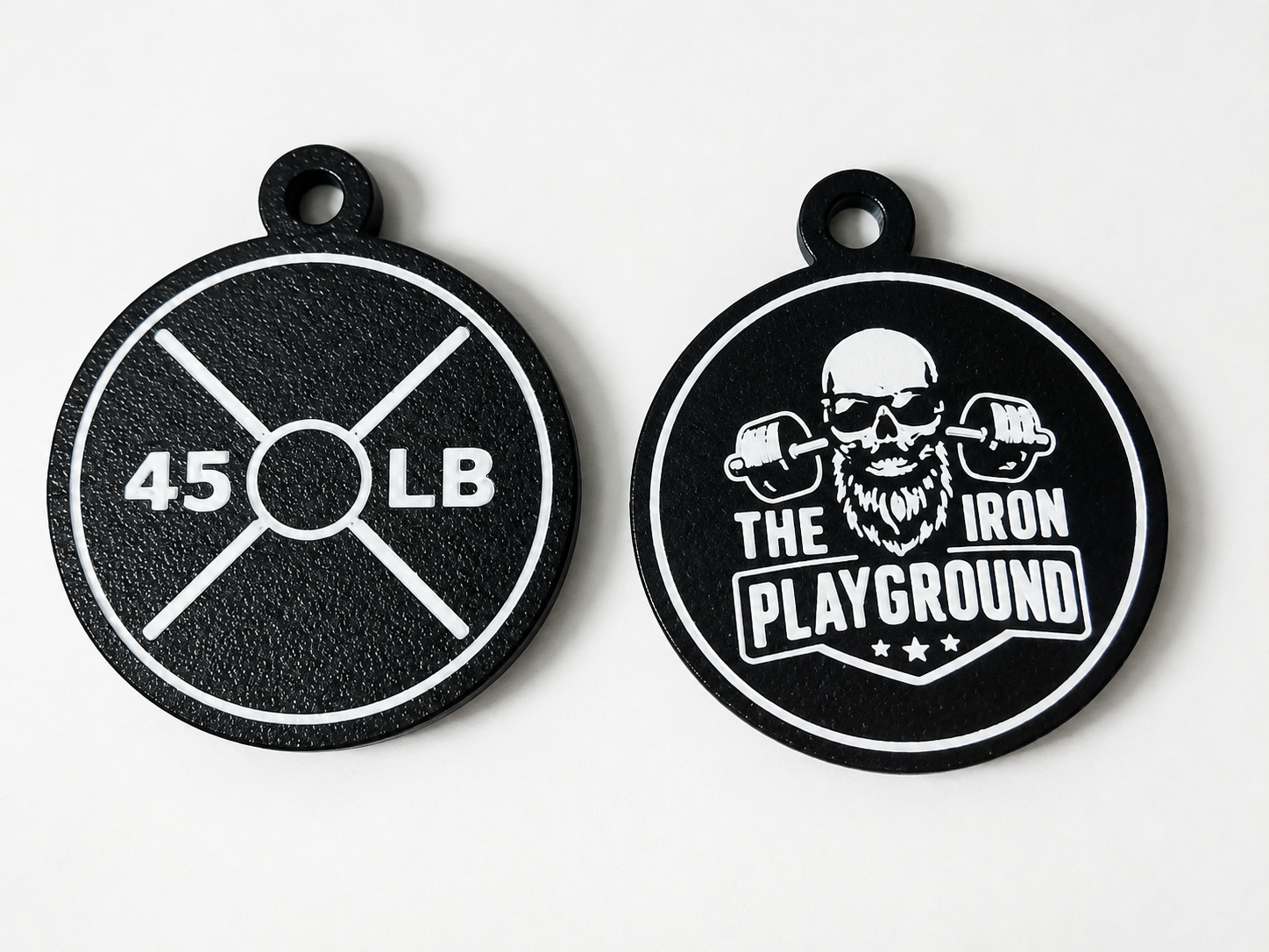 The Iron Playground "45 LB" Keychain